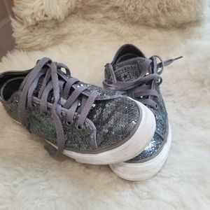 Sale⬇️Converse One Star Sequins Sneakers 7.5⤵️